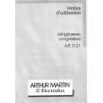 ARTHUR MARTIN ELECTROLUX AR3121W Owners Manual ARTHUR MARTIN ELECTROLUX AR3121W Owners Manual