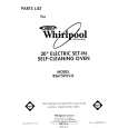 WHIRLPOOL RS675PXV0 Parts Catalog WHIRLPOOL RS675PXV0 Parts Catalog