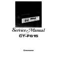 PIONEER CT-F615 Service Manual PIONEER CT-F615 Service Manual
