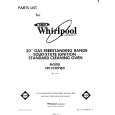 WHIRLPOOL SF0105EPW0 Parts Catalog WHIRLPOOL SF0105EPW0 Parts Catalog