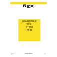 REX-ELECTROLUX RT6 Owners Manual REX-ELECTROLUX RT6 Owners Manual