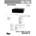 SONY CDX7561 Service Manual SONY CDX7561 Service Manual