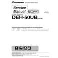 PIONEER DEH-50UB/X1P/EW5 Service Manual PIONEER DEH-50UB/X1P/EW5 Service Manual
