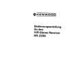 KENWOOD KR-2200 Owners Manual KENWOOD KR-2200 Owners Manual