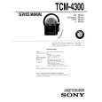 SONY TCM-4300 Service Manual SONY TCM-4300 Service Manual