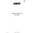 ZANUSSI ZC140T Owners Manual ZANUSSI ZC140T Owners Manual