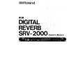 ROLAND SRV-2000 Owners Manual ROLAND SRV-2000 Owners Manual