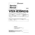 PIONEER VSX-839RDS Service Manual PIONEER VSX-839RDS Service Manual
