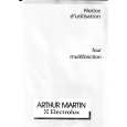 ARTHUR MARTIN ELECTROLUX FE0204B1 Owners Manual ARTHUR MARTIN ELECTROLUX FE0204B1 Owners Manual