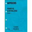 CANON NP6016 Parts Catalog CANON NP6016 Parts Catalog