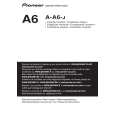 PIONEER A-A6-J Owners Manual PIONEER A-A6-J Owners Manual