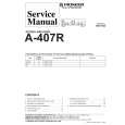 PIONEER A-407R/MV Service Manual PIONEER A-407R/MV Service Manual