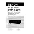 DENON PMA-500V Owners Manual DENON PMA-500V Owners Manual