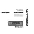 PIONEER KEHM8550 Owners Manual PIONEER KEHM8550 Owners Manual
