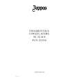 ZOPPAS PCN22/10S Owners Manual ZOPPAS PCN22/10S Owners Manual