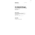 SONY AC-VF10 Owners Manual SONY AC-VF10 Owners Manual