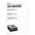 SONY VO-6800PS Owners Manual SONY VO-6800PS Owners Manual