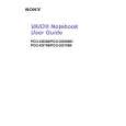 SONY PCGXG500 Owners Manual SONY PCGXG500 Owners Manual