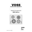 VOSS-ELECTROLUX DEK 2445-AL VOSS/HIC Owners Manual VOSS-ELECTROLUX DEK 2445-AL VOSS/HIC Owners Manual