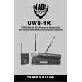 NADY AUDIO UWS-1K Owners Manual NADY AUDIO UWS-1K Owners Manual