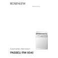 ROSENLEW PASSELIRW6540 Manual de Usuario ROSENLEW PASSELIRW6540 Manual de Usuario