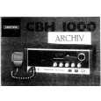GRUNDIG CBH1000 Owners Manual GRUNDIG CBH1000 Owners Manual