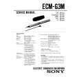 SONY ECMG3M Service Manual SONY ECMG3M Service Manual