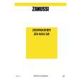 ZANUSSI ZDI6054QX Owners Manual ZANUSSI ZDI6054QX Owners Manual