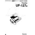 PANASONIC UF127 Owners Manual PANASONIC UF127 Owners Manual