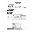 PIONEER A-404R Service Manual PIONEER A-404R Service Manual