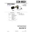 SONY ECMMSD1 Service Manual SONY ECMMSD1 Service Manual