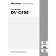 PIONEER DV-C505/KCXU Owners Manual PIONEER DV-C505/KCXU Owners Manual