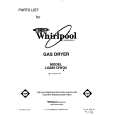 WHIRLPOOL LG8861XWQ0 Parts Catalog WHIRLPOOL LG8861XWQ0 Parts Catalog