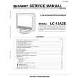 SHARP LC15A2E Service Manual SHARP LC15A2E Service Manual