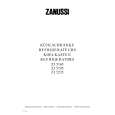 ZANUSSI ZI5235 Owners Manual ZANUSSI ZI5235 Owners Manual