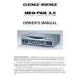 GENZBENZ NEO-PACK35 Owners Manual GENZBENZ NEO-PACK35 Owners Manual