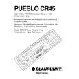 BLAUPUNKT PUEBLO CR45 Owners Manual BLAUPUNKT PUEBLO CR45 Owners Manual