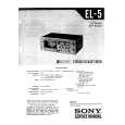 SONY EL-5 Service Manual SONY EL-5 Service Manual