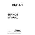 CANON RDF-D1 Parts Catalog CANON RDF-D1 Parts Catalog