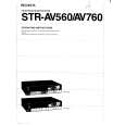 SONY STR-AV560 Owners Manual SONY STR-AV560 Owners Manual