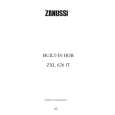 ZANUSSI ZXL626IT Owners Manual ZANUSSI ZXL626IT Owners Manual