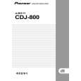 PIONEER CDJ-800/NKXJ Owners Manual PIONEER CDJ-800/NKXJ Owners Manual