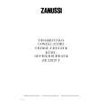 ZANUSSI ZR220/2TF Owners Manual ZANUSSI ZR220/2TF Owners Manual