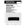 DENON DRW-660 Owners Manual DENON DRW-660 Owners Manual