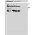 PIONEER DEH-P7900UB Owners Manual PIONEER DEH-P7900UB Owners Manual