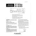 PIONEER A443 Owners Manual PIONEER A443 Owners Manual