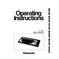 PANASONIC WJ-AVE1 Owners Manual PANASONIC WJ-AVE1 Owners Manual