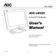 AOC LM520 Owners Manual AOC LM520 Owners Manual