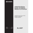 SHARP EL945T Owners Manual SHARP EL945T Owners Manual