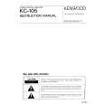 KENWOOD KC-105 Owners Manual KENWOOD KC-105 Owners Manual